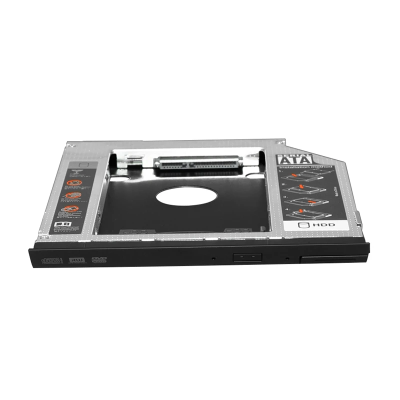 2-й корпус для жесткого диска чехол SSD HDD 9 5 мм SATA на Dell E6420 E6320 E6520 E6430 E6430s E-series HDE6420-SS |