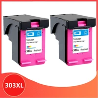 2 color 303xl compatible ink cartridge for hp303 replacement for hp 303 xl envy photo 6220 6230 6232 6234 7130 7134 7830 printer