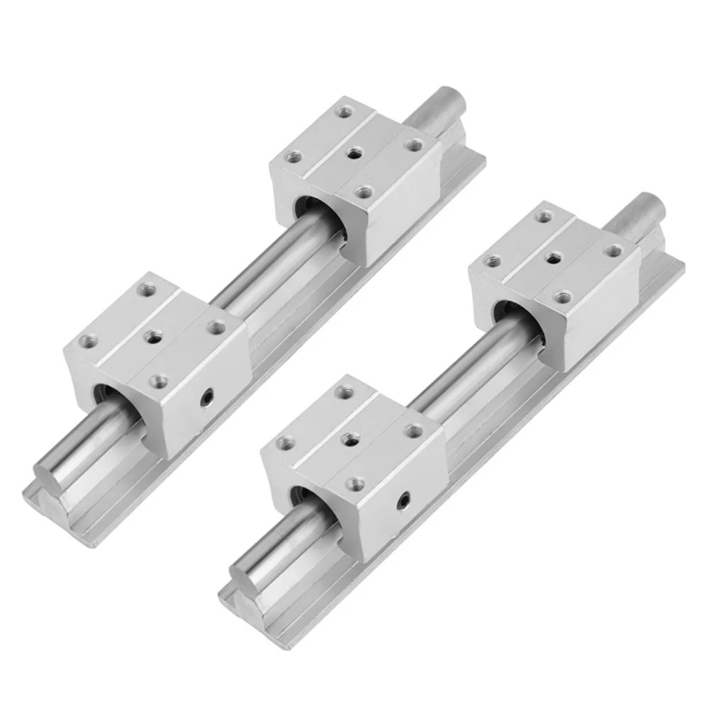 

Оборудование SBR12 200 мм подшипник вала SBR12UU Прочный 2 шт. подходит для DIY CNC фрезерный станок Блокировка аксессуары 2 шт.