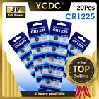 YCDC 20 штук 3 в CR1225 монет батареи LM1225 BR1225 ECR1225 KCR1225 для электронных инструментов дистанционного управления электронные весы