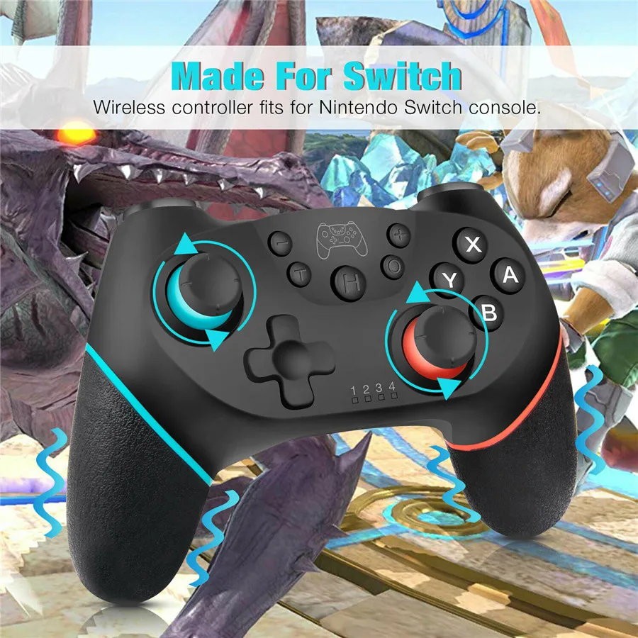 Беспроводной bluetooth пульт дистанционного управления type-C для nintendo Switch Pro игровой контроллер геймпад джойпад консольные аксессуары Ручка Джойстик