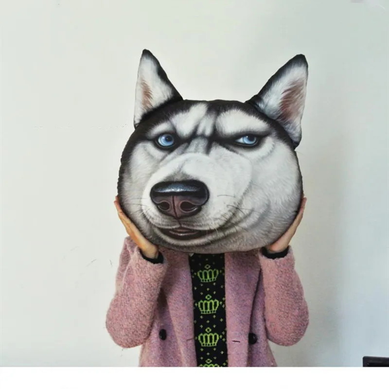 Doge мультяшная Милая подушка с 3d принтом плюшевые игрушки креативный подарок