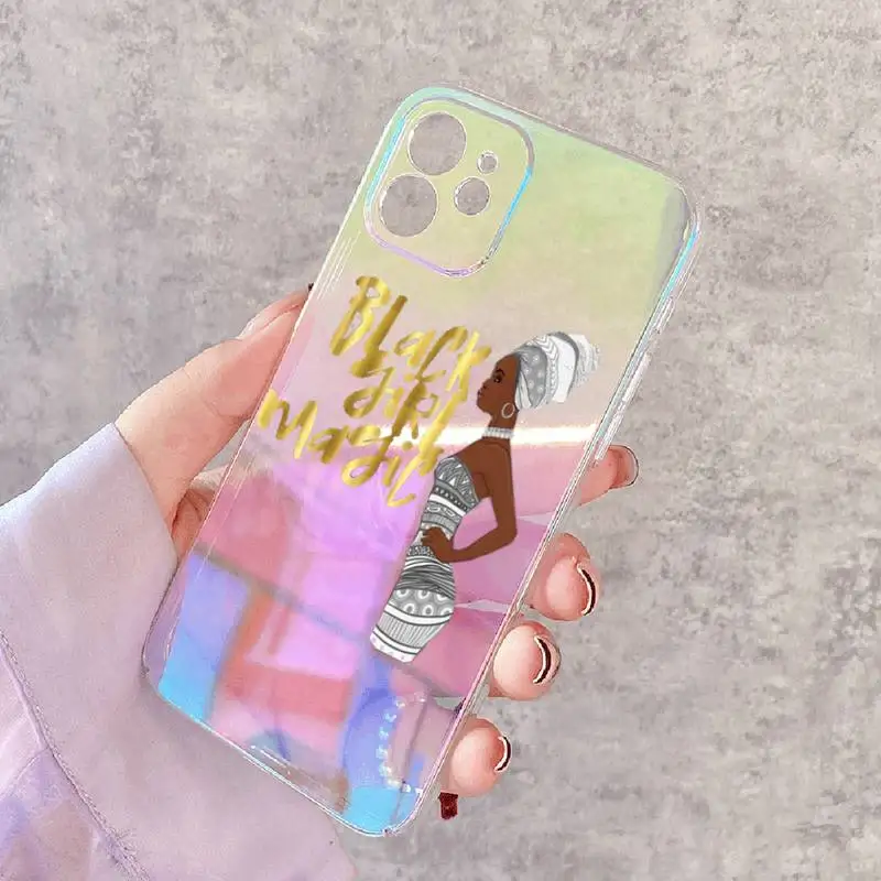 

Melanin Poppin Phone Case For iphone 11/12 Pro 11Pro/12Pro Max mini 6 7 8 6s Plus Case For iphone X XR XS max SE 2020 Apple