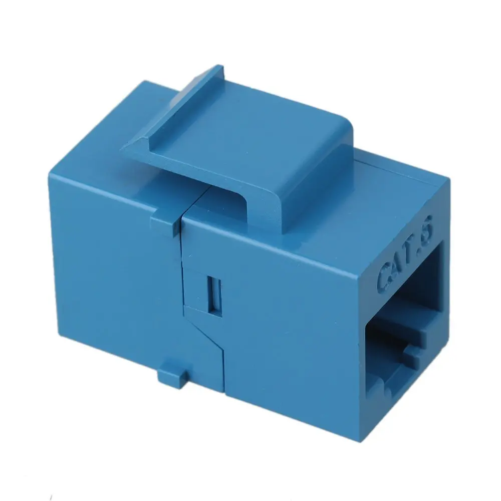 Синий CAT6 женский RJ45 Ethernet гигабитный Keystone переходник для гнезда миниджек упаковка
