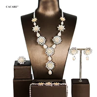 luxury jewelry sets women party wedding 2021 big dubai jewelry set gold colorful drop earrings necklace set f0036 statement