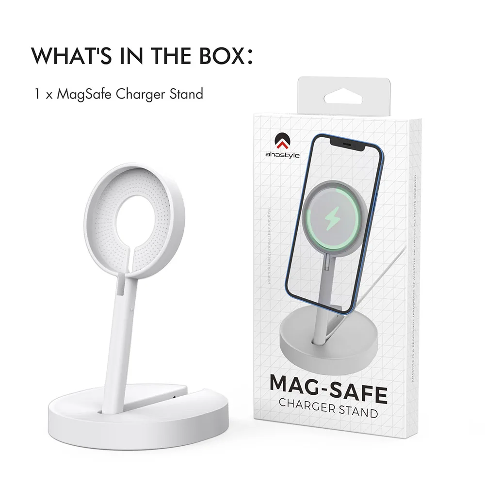 For Magsafe Magnetic Wireless Charger Stand Desktop For IPhone 14 Plus 13 12 Pro Max Foldable Phone Holder Charging Dock Base