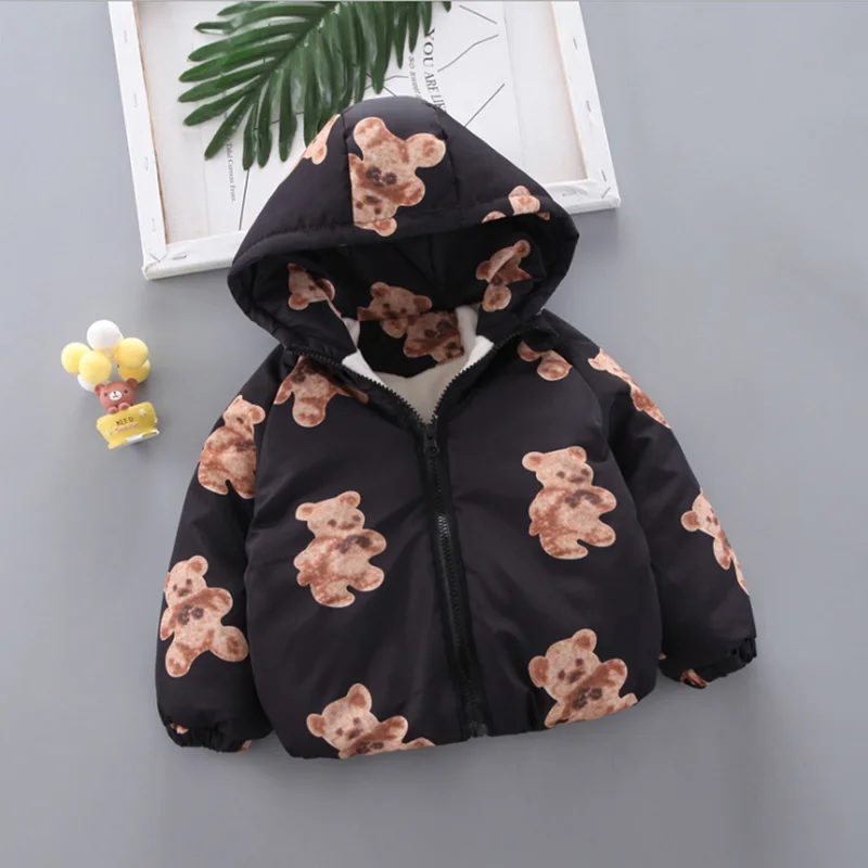 2021 Baby Boy Jacket Children Winter Autumn For Girl Coat Kids Outerwear Warm And Thick Clothes Infant Outing Play Overcoat | Детская