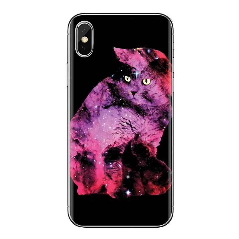 Мягкие чехлы космосом Туманностью очки кошачий глаз битник для LG G3 G4 мини G5 G6 G7 Q6 Q7