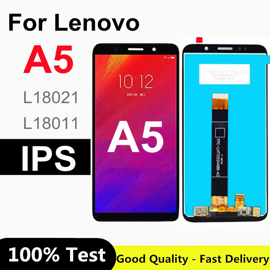 

5.45" For Lenovo A5 L18021 L18011 LCD Display with Touch Panel Screen Digitizer Assembly Replacement for Lenovo A5 LCD