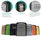 Вешалка для ключей с 4-значным замком, на дверь