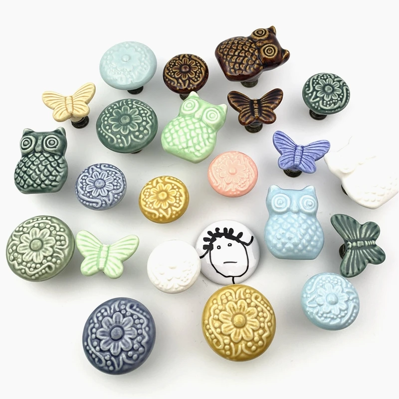 LCH глазурь в пасторальном стиле совы цветок американский Европейский стиль