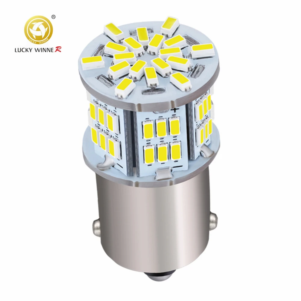 

2pcs P21W 1156 BA54 LED Bulbs Car Lights Turn Signal Reverse Brake Light R5W 4014 LEDs 12V DC Automobiles Lamp DRL for CAR