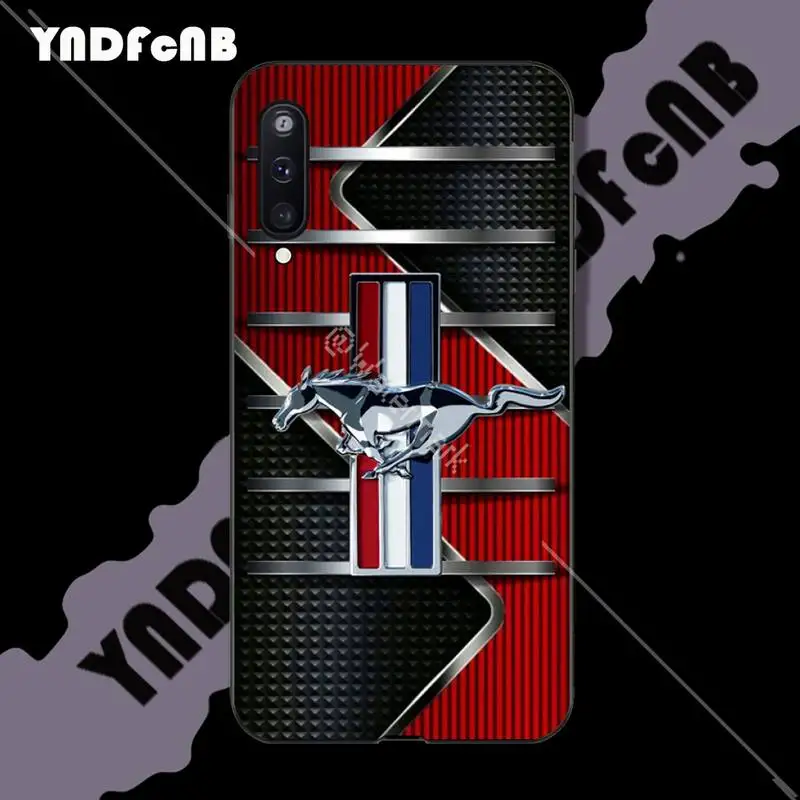 YNDFCNB Mustang логотип роскошный силиконовый чехол для телефона Samsung galaxy A6 A7 2017 2018 A9 A10 A20