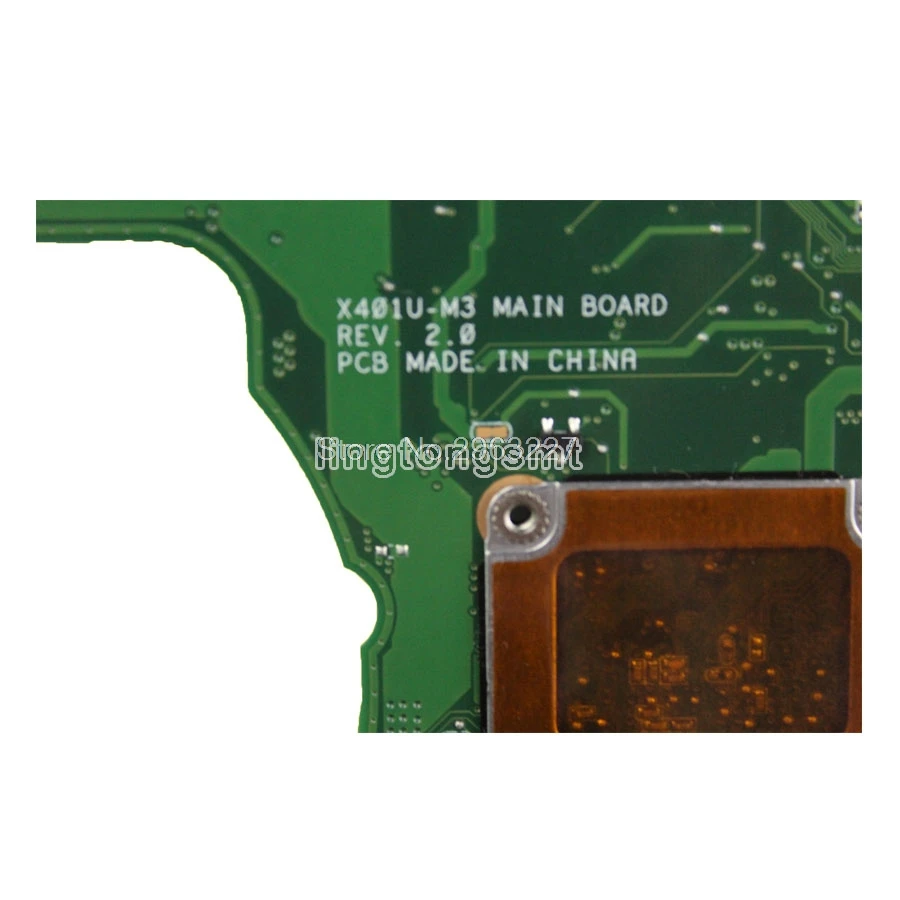 

X401U Motherboard X401U-M3 REV2.0 2GB RAM For Asus X401U X501U Laptop motherboard X401U Mainboard X401U Motherboard test 100% OK