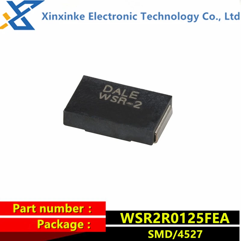 

WSR2R0125FEA DALE WSR-2 0.0125R 2W 1% 4527 75PPM 12.5mR Current sensing resistor - SMD 2watts 0.0125ohms New original genuine