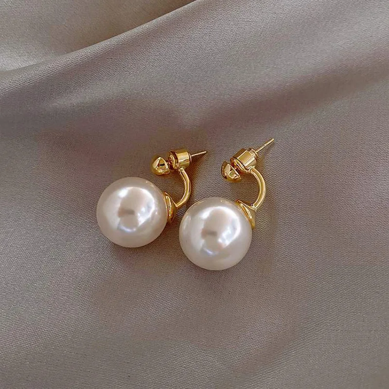 

YAOLOGE Pearl New High-End Retro Earrings Feminine Pearl Earrings Online Celebrity Earrings Vintage Earrings Wholesale