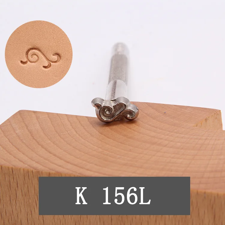 Новые узоры печать для кожи инструменты металлические штампы для кожи ремесло работы кожи из натуральной воловьей кожи вырезка узор цветок Тотем - Цвет: K 156L