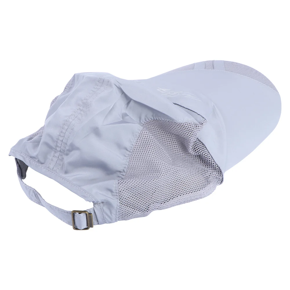 

Adult Long Brim Baseball Cap Outdoor Sun Hat UV Protection Hat for Climbing Hiking Camping (Sky-blue)