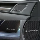 Автомобильные звуковые наклейки, наклейка, эмблема из алюминиевого сплава, звуковой значок динамика для Citroen C1 3 BX CX GT C4Cactus C4PICASSO Berlingo C-Zero