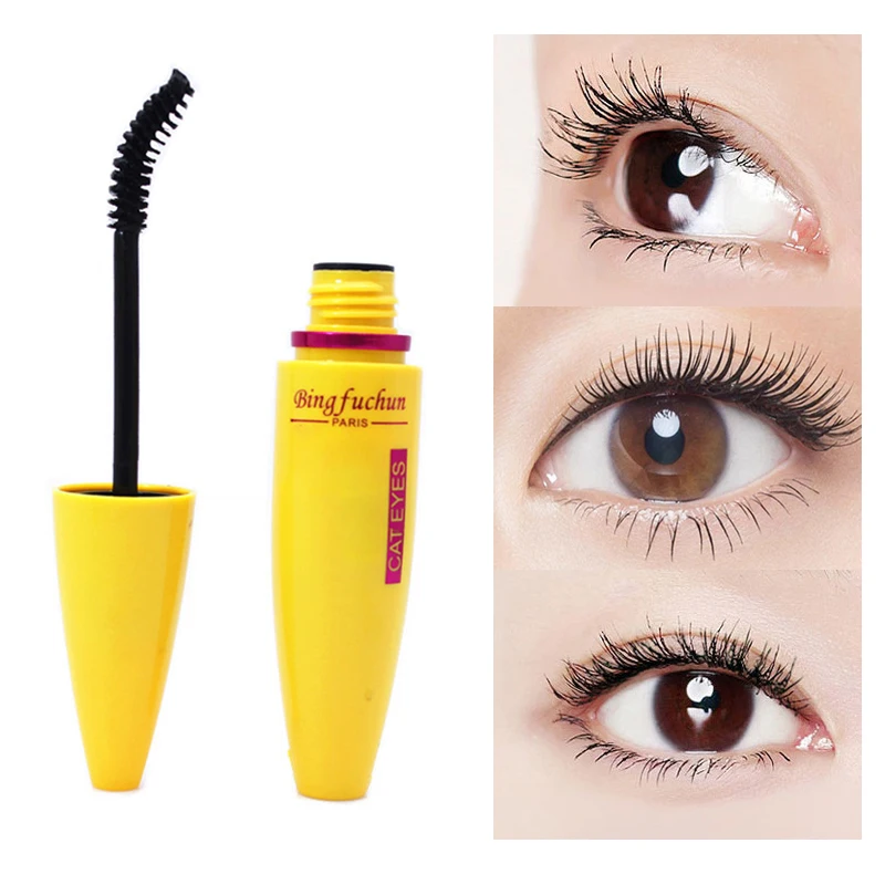 

3D Fiber Waterproof Mascara Long Lasting Setting Eyelash Extension Waterproof Anti Sweat Eye Makeup Mascara Cosmetics