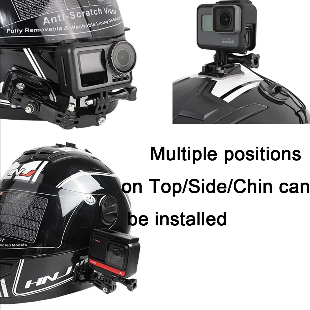 Набор для крепления подбородка на мотоциклетный шлем GoPro Hero 9/8/7 (2018)/6/5/4 Sony Yi 4K Insta360
