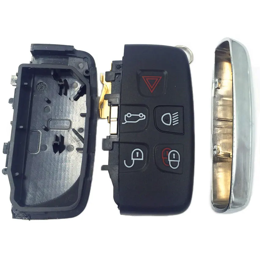4+1 Buttons Remote Key Shell Case Fob 5 Button for-Land Rover for Range Sport LR4 With Words for-JAGUAR XJ XJL XF | Автомобили и