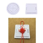 Круглый плетеный шнур для бисероплетения, диск, диск, плетеная пластина сделай сам 100 мм X 8 мм