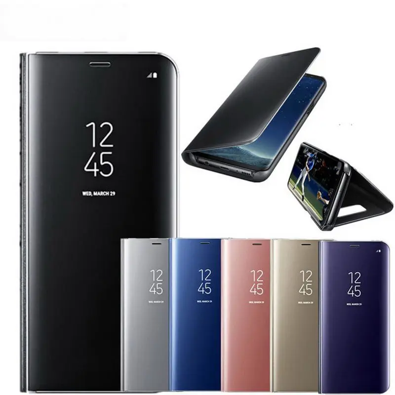 Smart Mirror Filp case For Samsung Galaxy A30 A50 A10 A40 A20 A70 A80 Leather mirror Book Cover for A30s 50s Cases Capas |