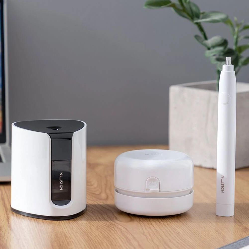 Электрическая точилка для карандашей Nusign мини-ластик 3 в 1 студент школа офис |