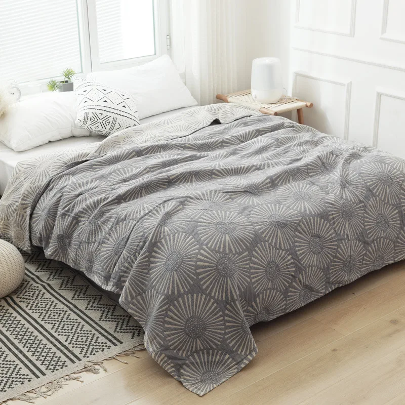 Муслиновое Хлопковое одеяло для взрослых и детей мягкое легкое кровати дивана