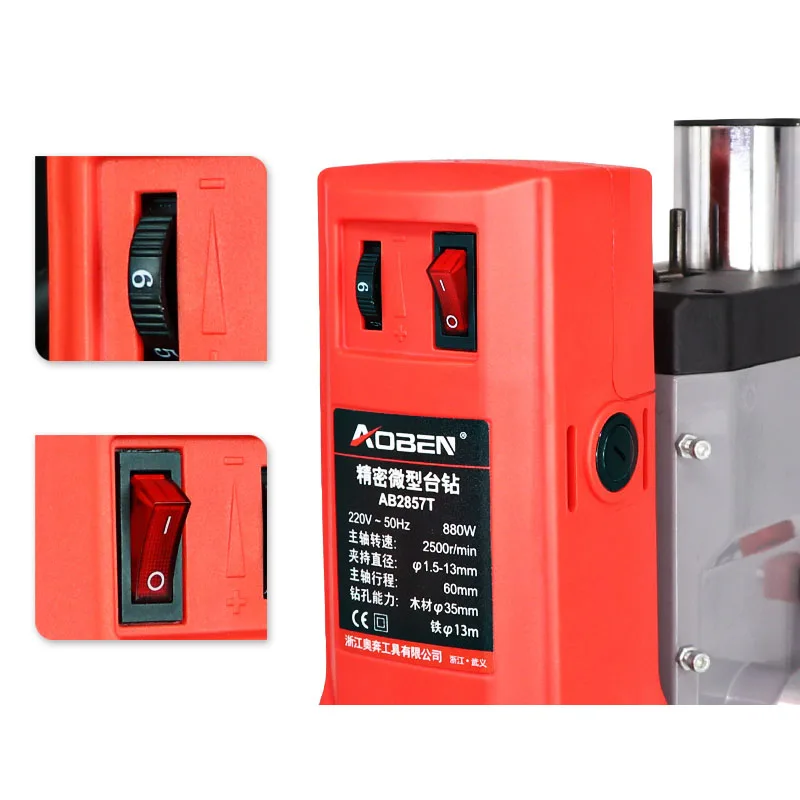Настольное сверло маленького размера 220 В многофункциональный верстак
