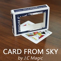 card from sky by j c magic magic tricks magician close up street illusions gimmick prop selected card appear in card box magia