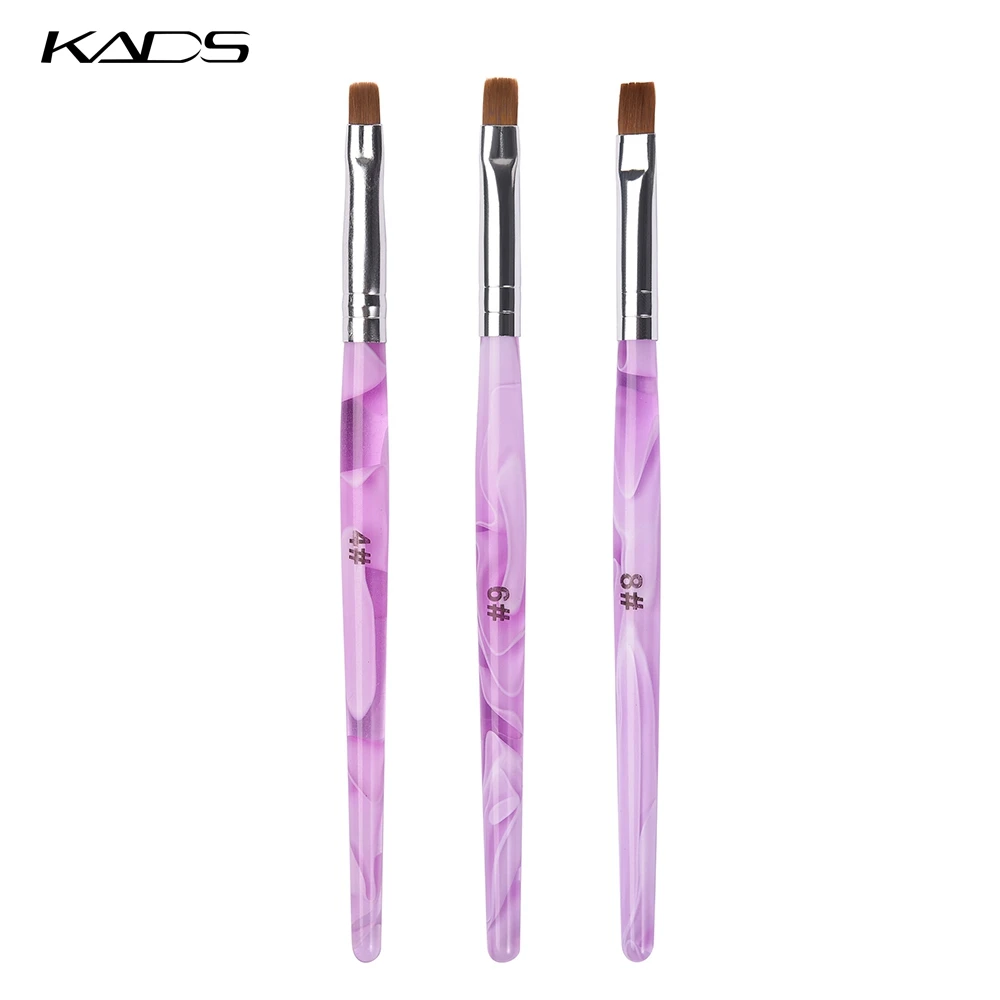 KADS Кисть для ногтей УФ гель арт рисования Кисти лак кисти картин Нейл кисть