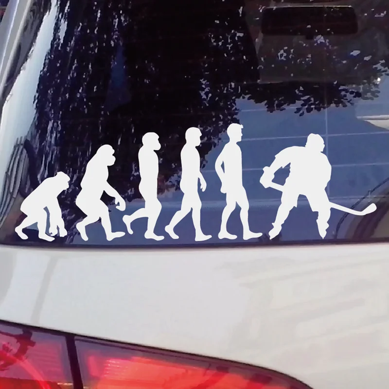 Хоккейная Эволюция человека индивидуальная аппликация Водонепроницаемая