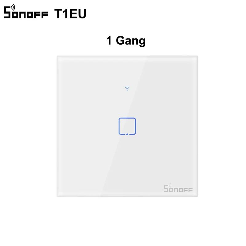 Интеллектуальный выключатель света SONOFF T1EU переключатель Wi-Fi сенсорный Экран