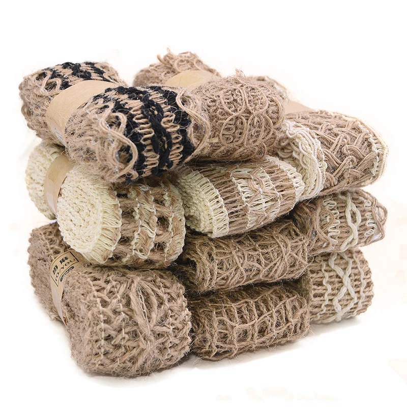 2 м лента из натуральной джутовой мешковины винтажные полые ленты свадебные