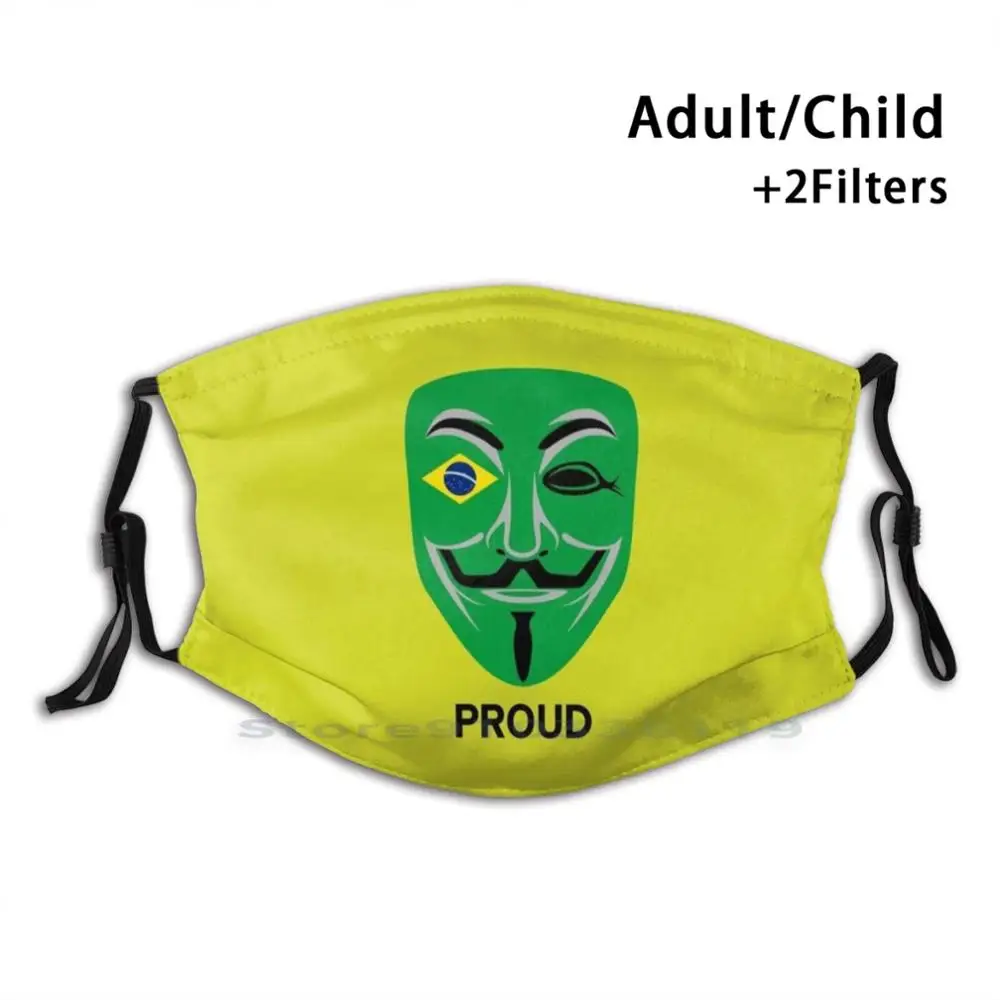 

Гордимся. Дизайнерский Пылезащитный фильтр для детей, бразильский флаг для Бразилии, Бразилии, патриота, Бразильская гордость, гордость быт...