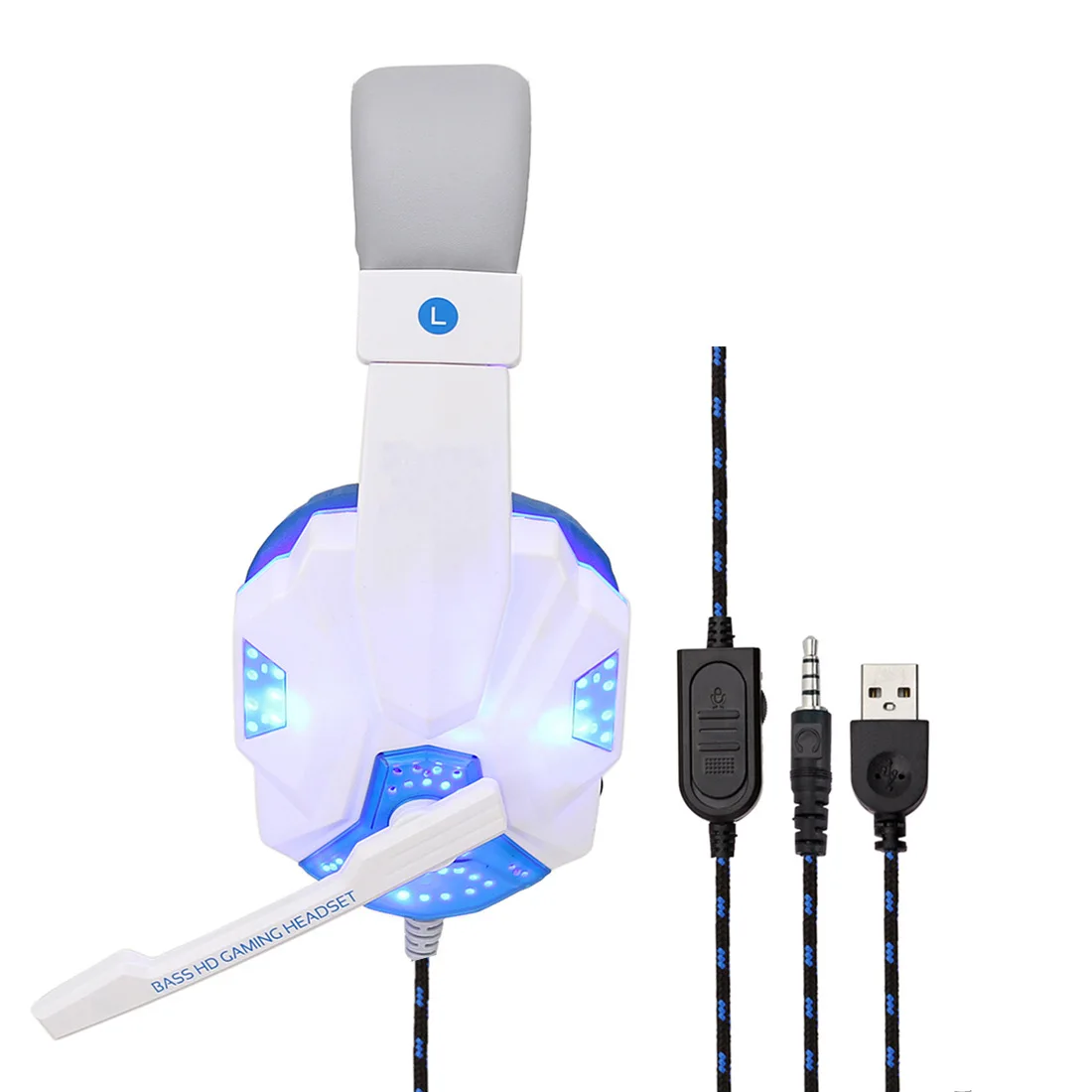 Игровые наушники SY830MV с глубокими басами игровая стереогарнитура накладными