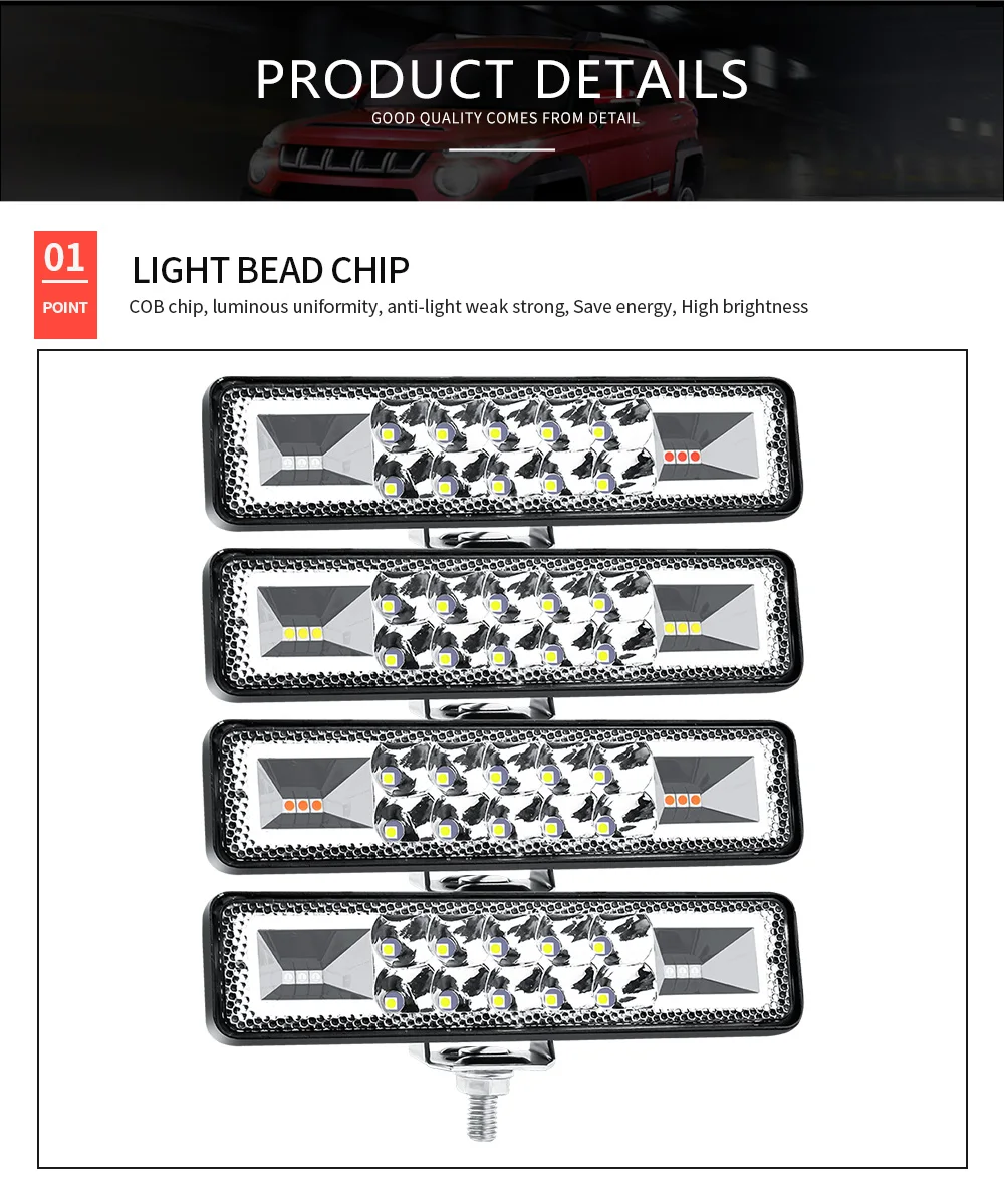 Машинка для стрижки 48 Вт вспышки света рабочий светильник внедорожный Atv 3L2 днища