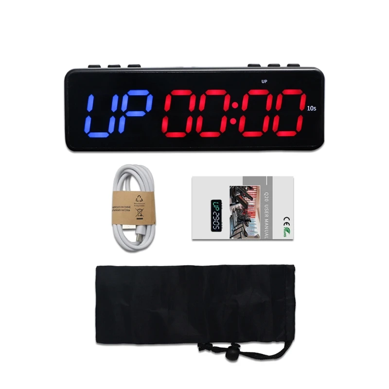 

Wireless Bluetooth Control Timer Stopwatch,Led Fitness Timer Training Timer G6DA