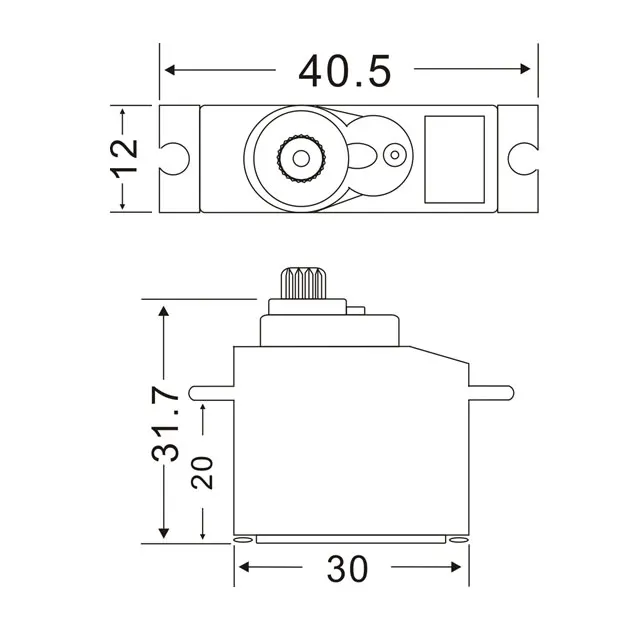 JX Servo PDI 1171MG 17g цифрового металлического подшипника Шестерни железного сердечника