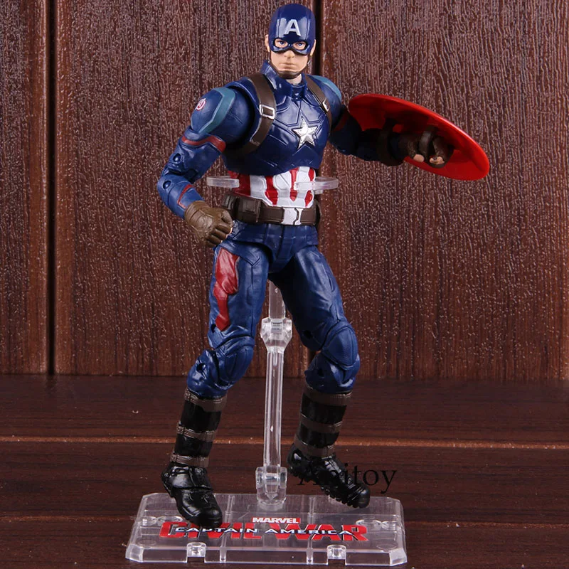 Фигурки Marvel, Капитан Америка 3, игрушки из серии «Civil War», Капитан Америка, ПВХ, Коллекционная модель, игрушки для мальчиков