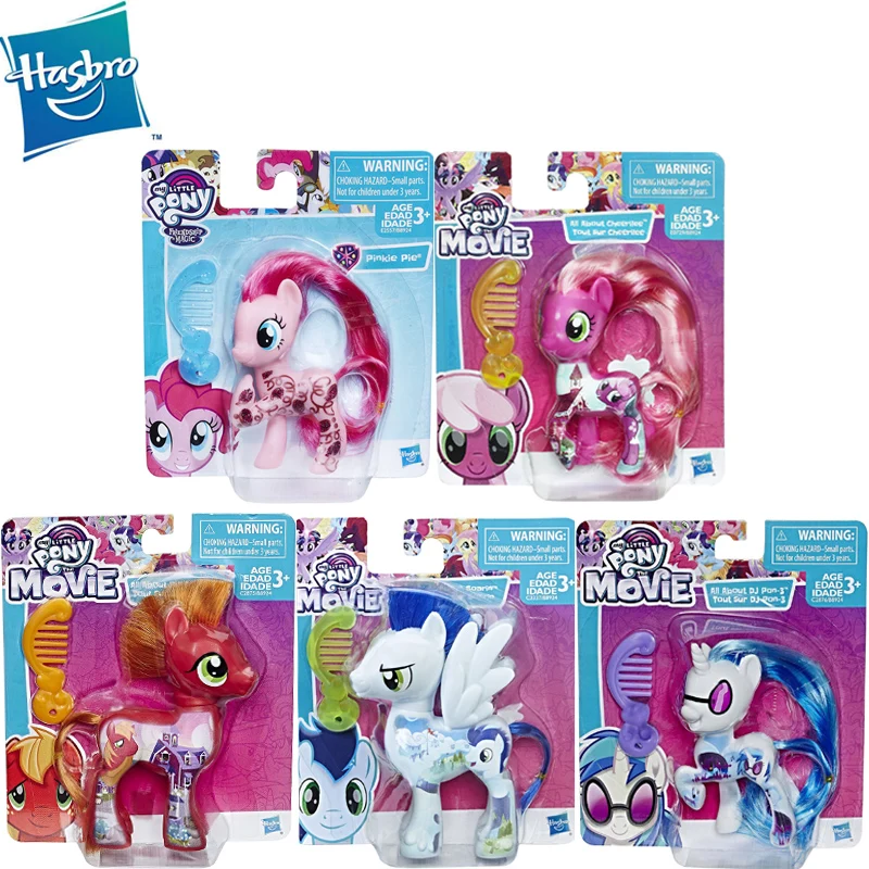 

Оригинальные фигурки Hasbro My Little Pony Cheerilee ди-Джея, пирог, соарин, большой макинтош, коллекция аниме, модели кукол, детские игрушки