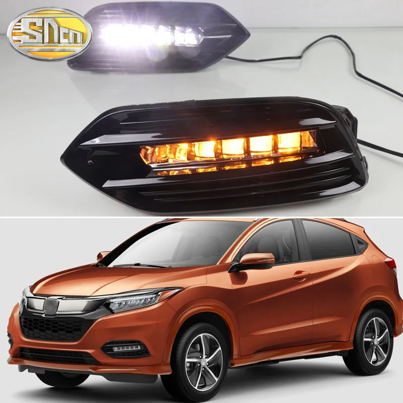 Для Honda вариабельности сердечного ритма HR V 2018 2019 Vezel Светодиодный дневной