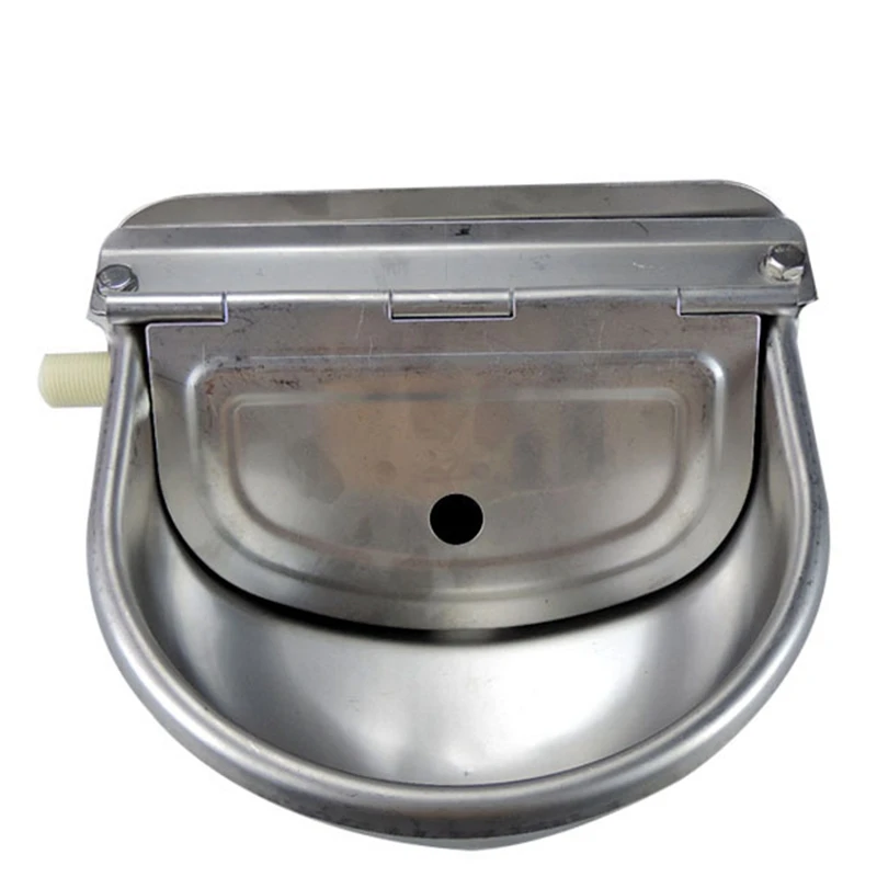 4L 304 миска из нержавеющей стали для воды корыта козы овцы поросенка поплавок чаша