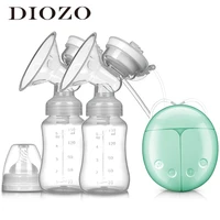 double bilateral electric breast pump milker suction large automatic massage postpartum milk maker baby breastfeeding accesorios