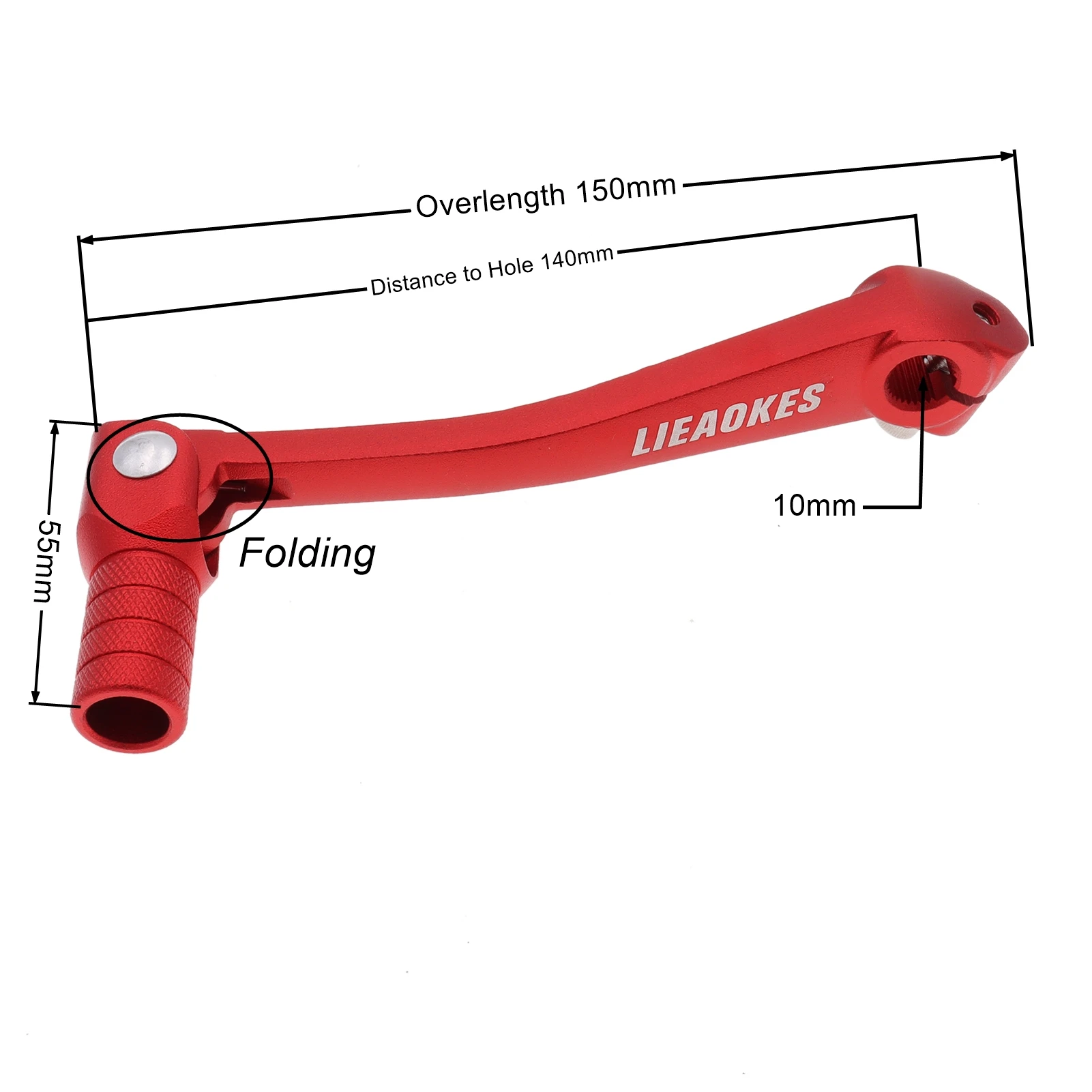 LIEAOKES алюминиевый складной рычаг переключения передач для мотоцикла Kayo Apollo Bosuer