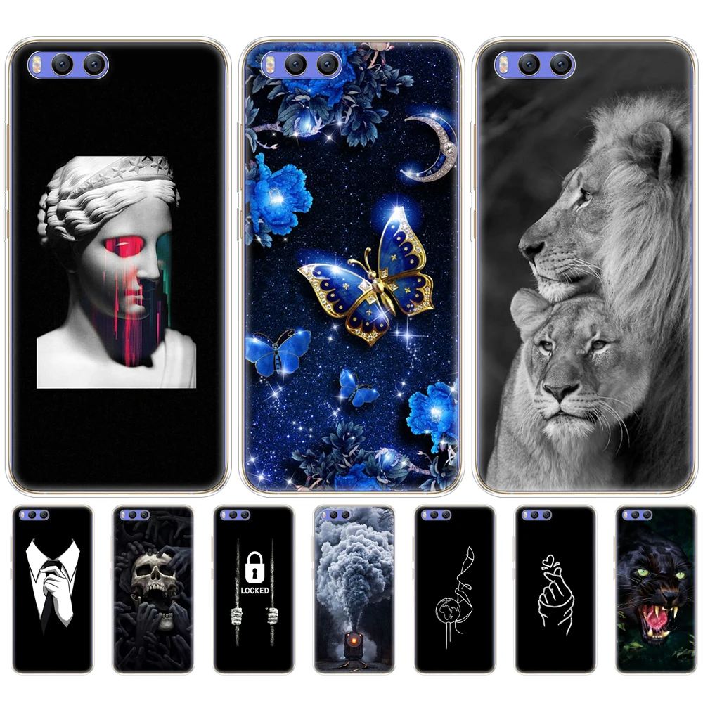 Case For Xiaomi Mi Note 3 Case Cover For Xiaomi Mi Note 3 TPU Soft Silicon For Xiaomi Mi Note3 Printing Protective Back Cover