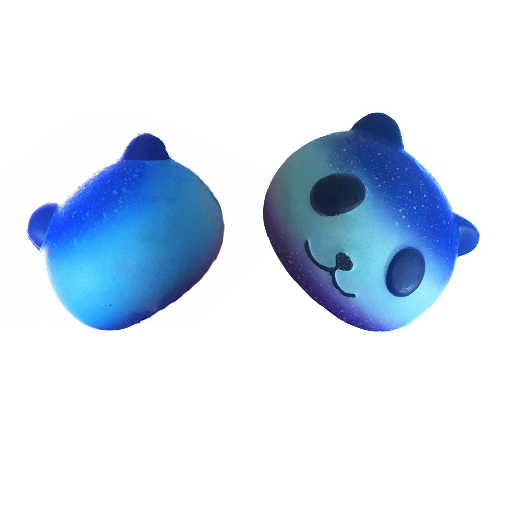 Милый голубой панда крем ароматизированный медленно поднимающийся сжимающий