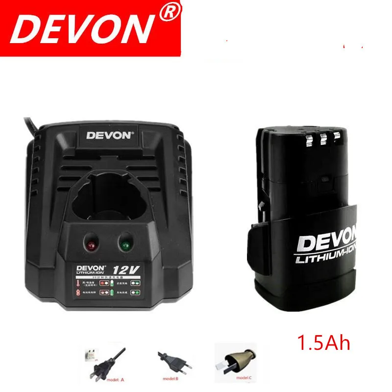 Зарядное устройство 220 240 В для аккумулятора DEVON 10 8 в 12 20 5718 LI 20S 5120 li 15 5326 5161 5307 5241 5262